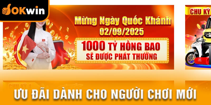 Ưu đãi vip hàng tháng dành cho thành viên mới