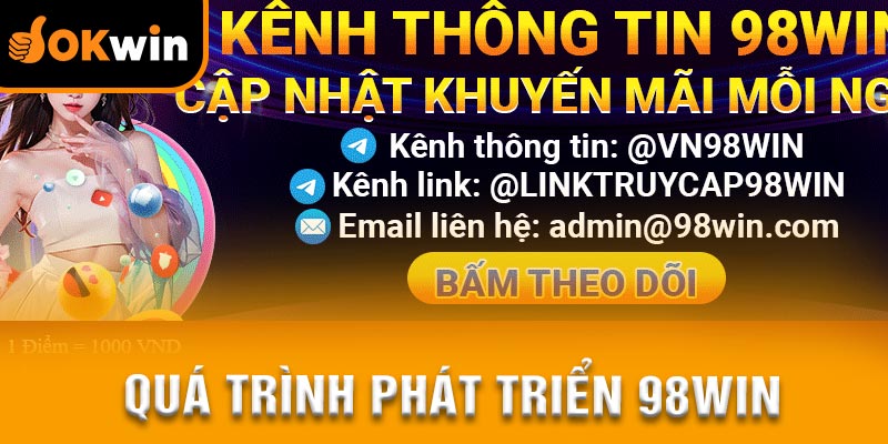 Quá trình phát triển của nhà cái 98WIN
