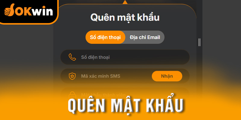 Quên mật khẩu đăng nhập 